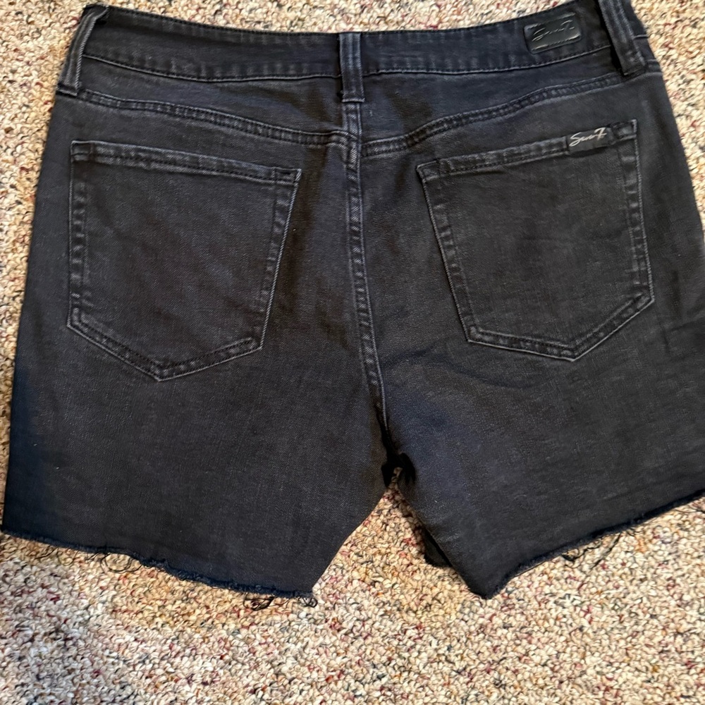 Seven7 Weekend Short Black 10 - Picture 5 of 10